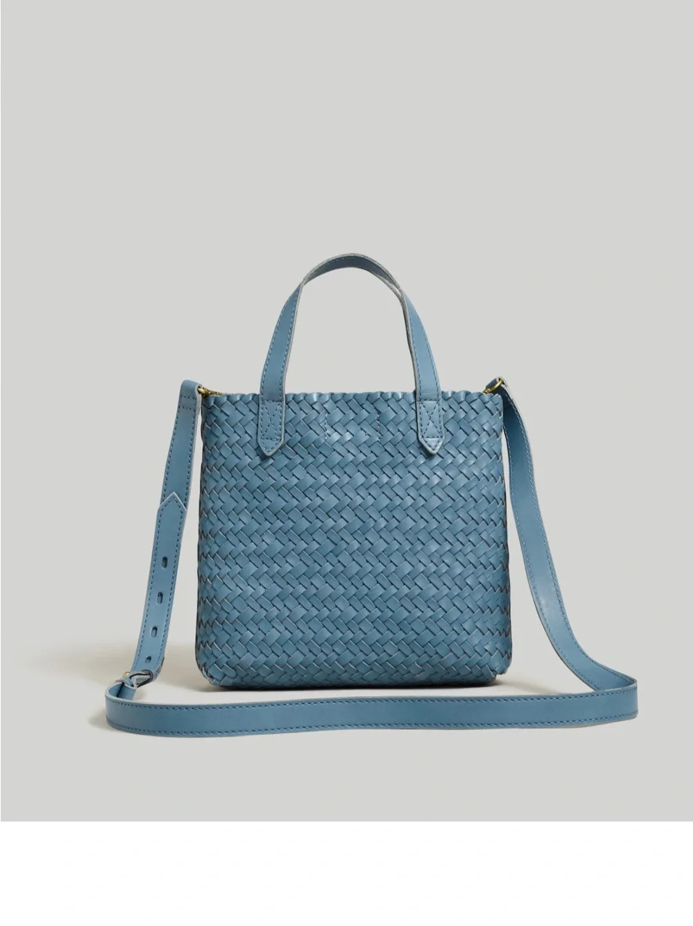 Madewell woven leather The small transport crossbody